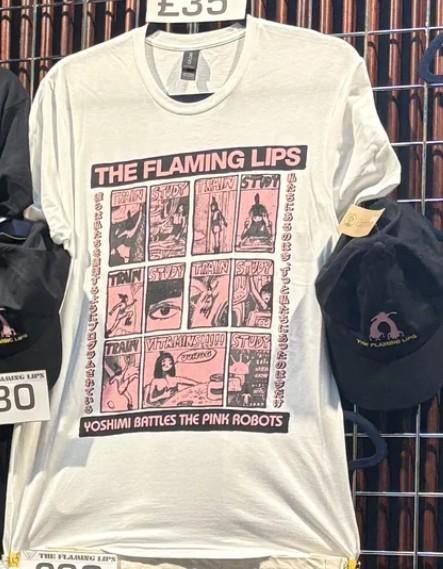 The Flaming Lips UK Yoshimi Battles The Pink Robots Tour 2025 T-shirt S