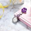 Lancardo Krankenschwester Taschenuhr Blütenblatt-Clip Damen Analoguhr Geburtstag Jahrestag Muttertag Valentinstag Freundin Geschenk