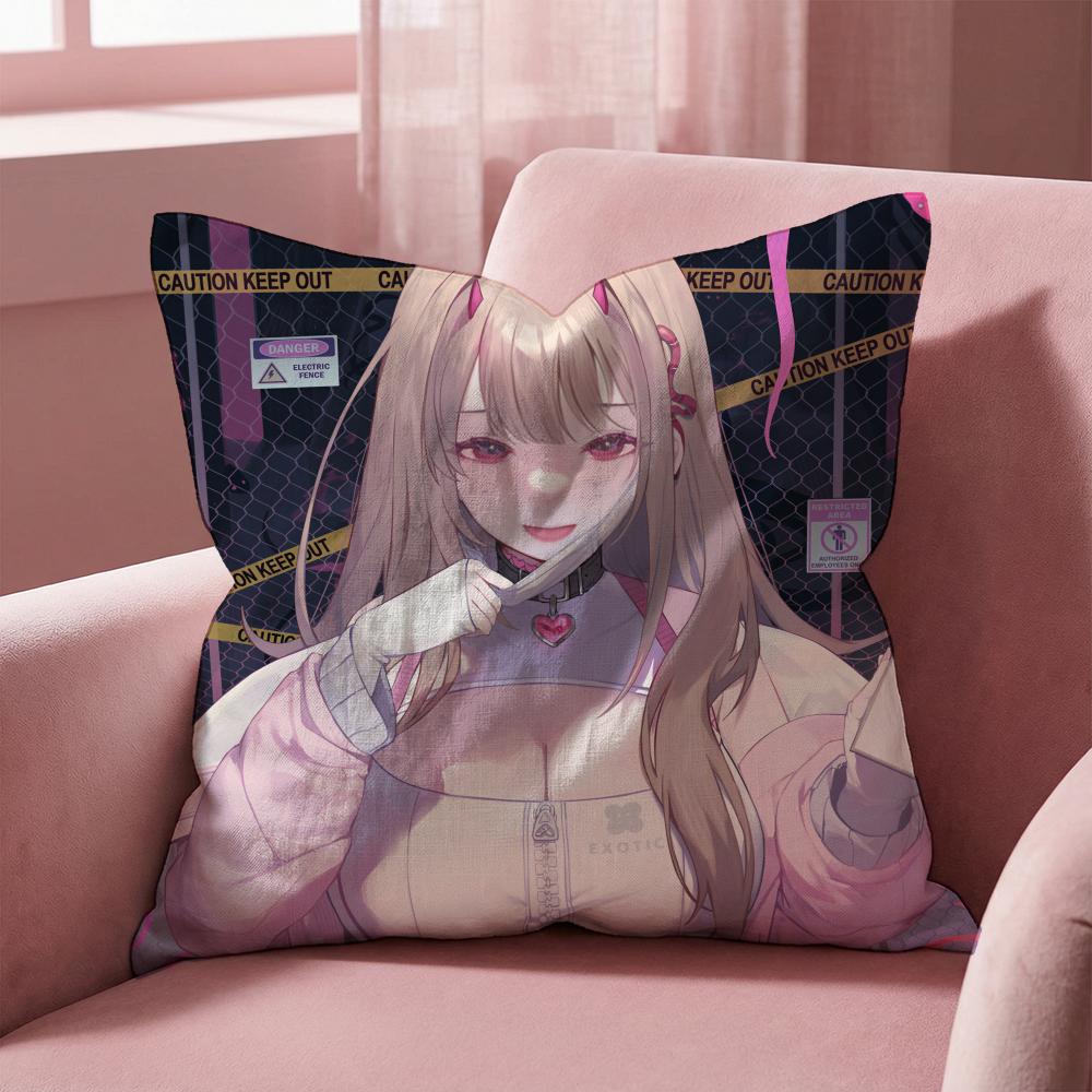 N-NIKKE Goddess of V-Victory Cushion Cover Multi-Scene Pillow Cover for Home & Car - Reversible, Soft & Durable for Daily Use
