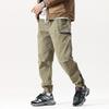 Men's overalls tied feet loose pants trendy brand men's sports and leisure high-end men's pants trousers men's clothing