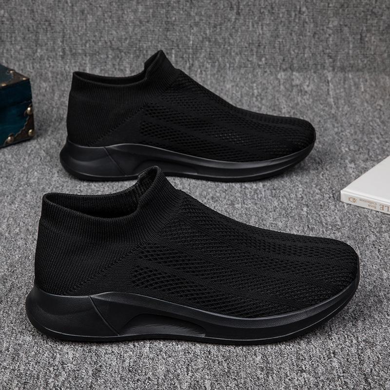 Frühling und Sommer neue Freizeitschuhe Paar Sportliche Lazy Mesh Atmungsaktive Schuhe Flyknit Damenschuhe