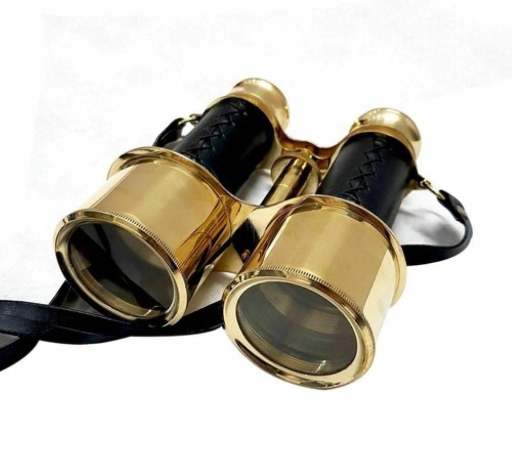 Antyczny Mosiężny Binokular Morski Vintage Prezent Nautyczny Monokular Teleskop Prezenty