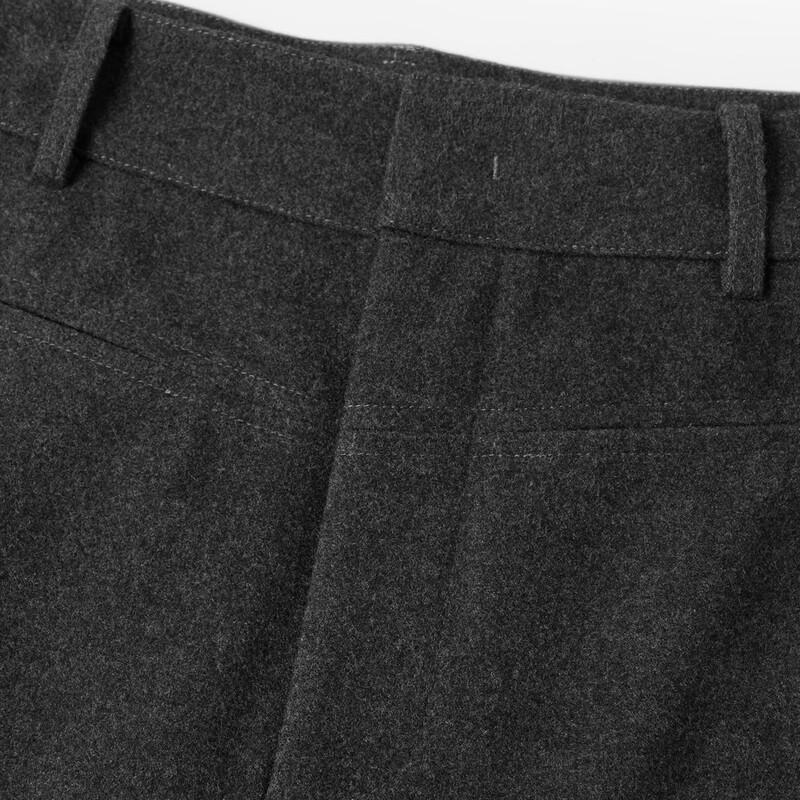 eifini Casual High-Waist Wool Wide-Leg Pants