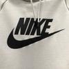 Nike Sports Lifestyle Series Thin Fleece Warm Knitted Hooded Long Sleeve Sweatshirt Women Sweatshirt Phantom-Grey White BV4127-072