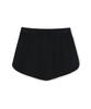 Emelbi Women'S Basic Small Logo Track Dolphin Pants Ny (Black)