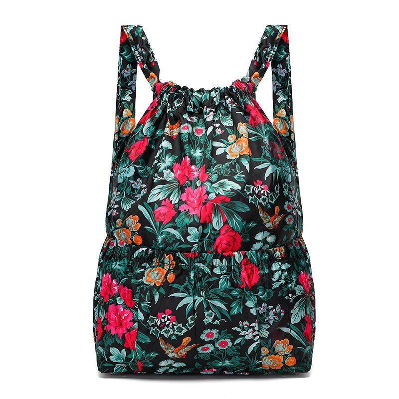 Nylon-Bündel-Taschen-Rucksack, Outdoor-Sporttasche, große Kapazität, leichter Reiserucksack