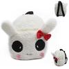 Panda Pattern Plush Schoolbag Baby School Bags Kids Plush Backpack Mini Bags for 1-3 Years Birthday Christmas Gift
