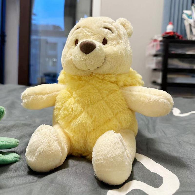 Ananas Winnie Puuh Bär Puppe Plüschtier Hut abnehmbar Puppe Schlafender Kuschelbär