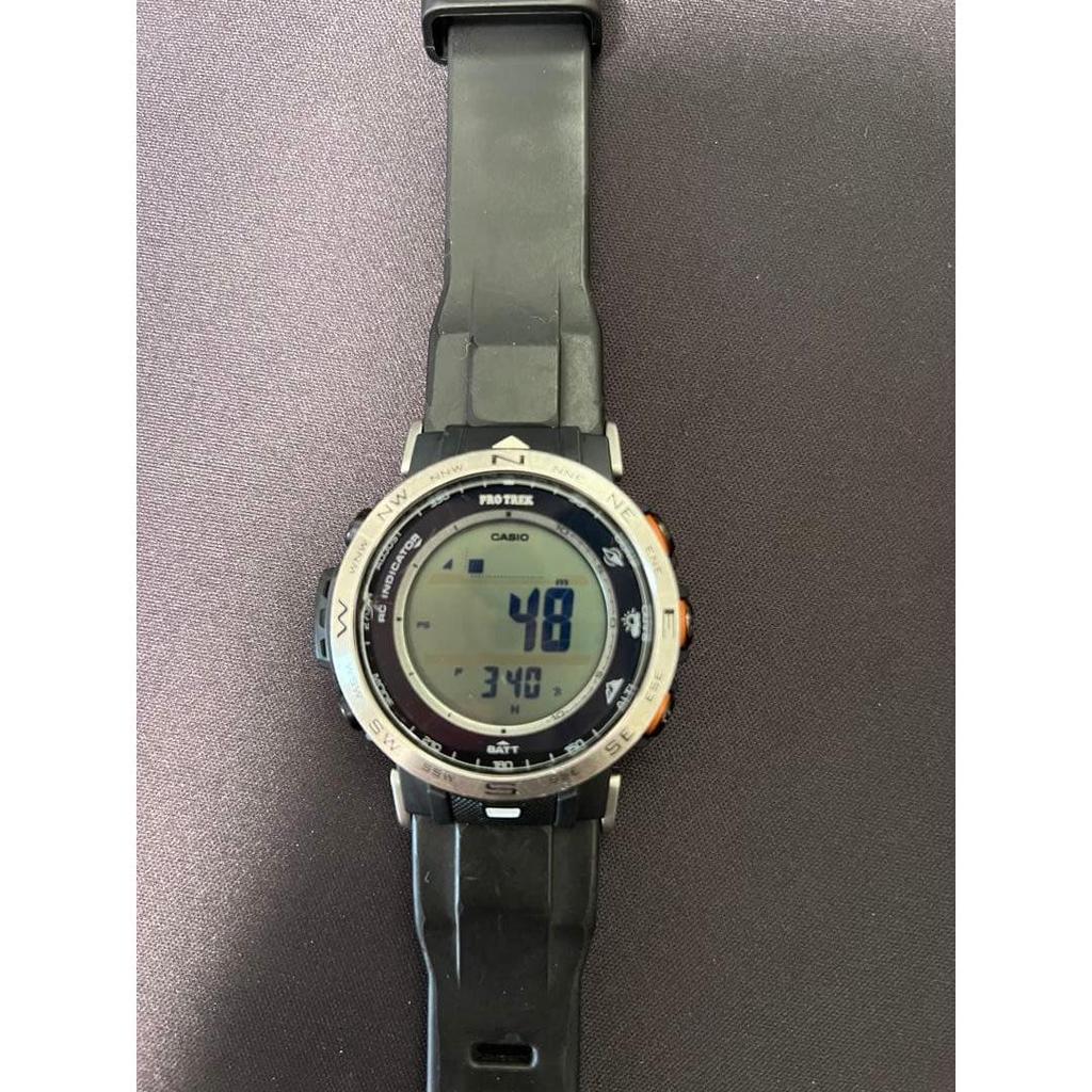 Used [With Box] CASIO PROTREK Climber Line Solar Radio-Controlled