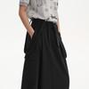 broadcast Black Detachable Mid-Length Suspender Dress