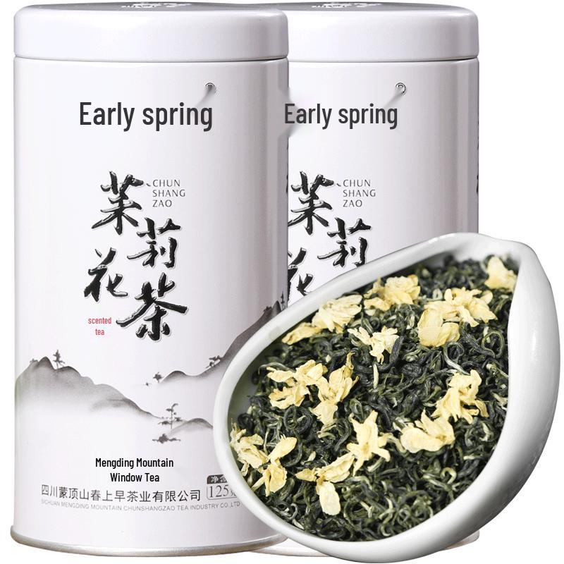 Chunshangzao 2026 Premium Piaoxue Sichuan Jasmine Maofeng Tea