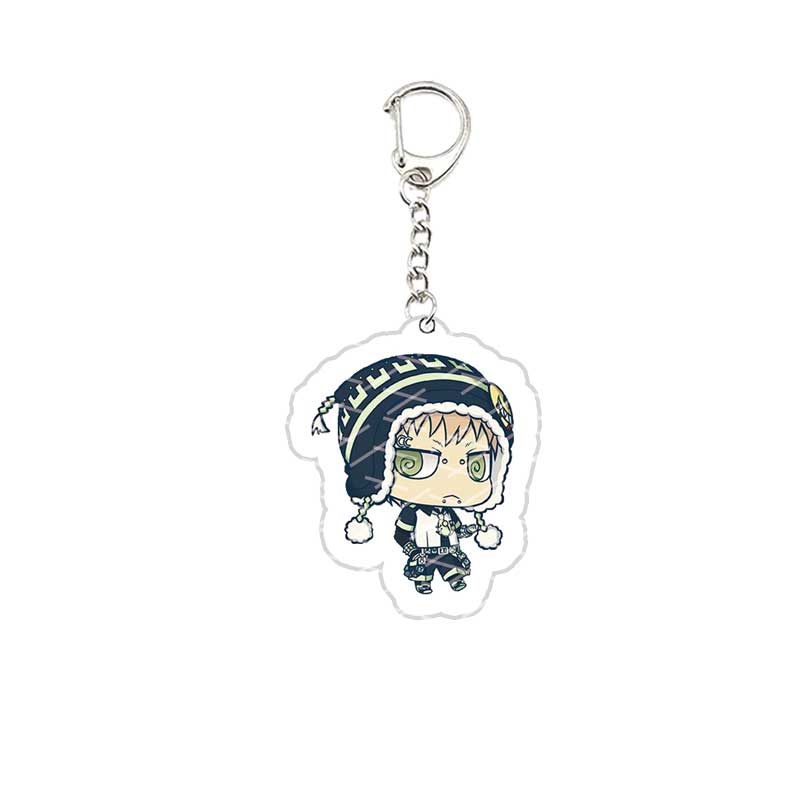 

Acrylic DRAMAtical Murder Noiz Seragaki Aoba Clear Virus KeyChain Key Ring DMMD Pendant Chain Key Ring Fans Gift