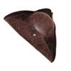 Faux Leather Adult  Pirate Hat for Winter Autumn for Creative Halloween Cosplay Rave Party Jazz Hat Adjustable Large Bri