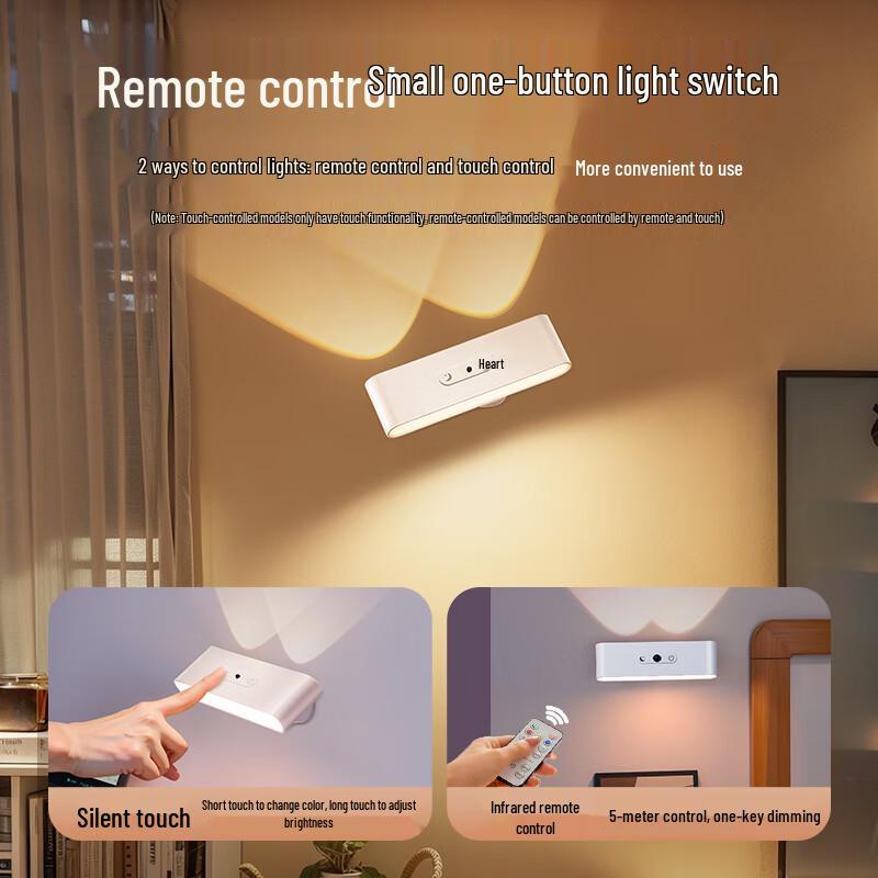 Magnetische wiederaufladbare LED-Wandleuchte