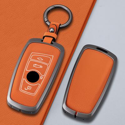 Zinc Alloy Car Key Case Cover For BMW X1 X3 X5 X6 X7 F30 F34 F10 F20 G20 G30 G01 G02 G05 F15 F16 1 2 3 5 7 Series G11 G32