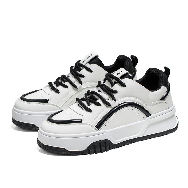 Men's Sports Shoes Outdoor Flat-Soled Sneakers Fashionable Athletic Footwear Thick-Soled Sports Shoes Comfortable and Durable