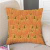 Gold Autumn Fall Pumpkin Harvest Art Thanksgiving Day Decoration Throw Pillow Car Pillow Case Cotton Linen Sofa Cushion Covers