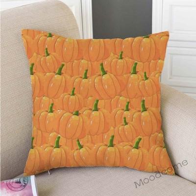 Gold Autumn Fall Pumpkin Harvest Art Thanksgiving Day Decoration Throw Pillow Car Pillow Case Cotton Linen Sofa Cushion Covers
