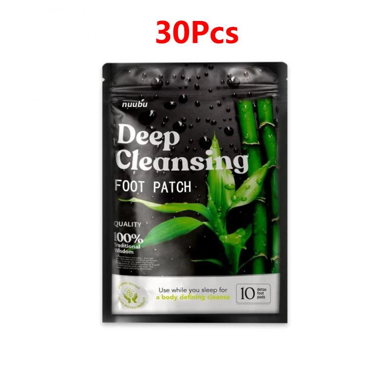 Nuubu New Natural Foot Patch Detox Foot Patches Pads Natural Detoxification Treat Body Toxins Cleansing Stress Relief Feet Slimming Cleansing