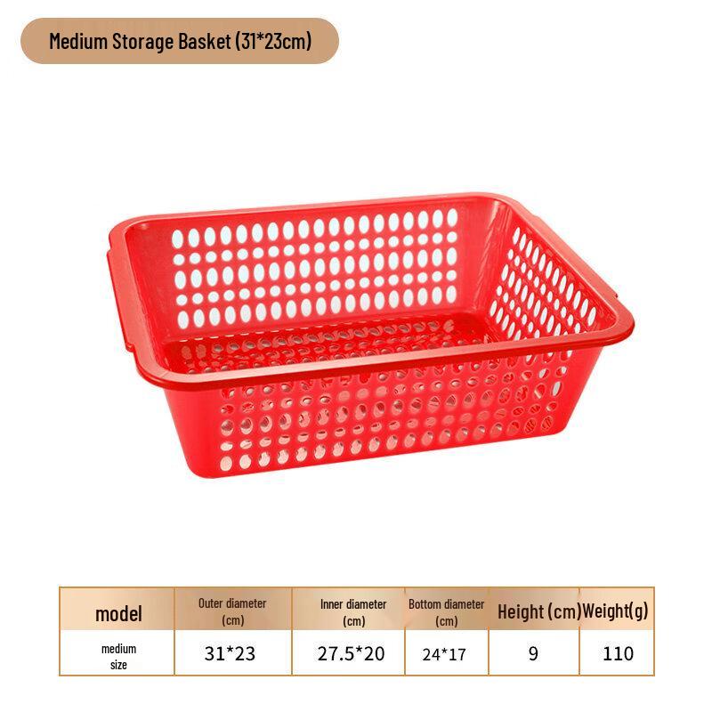 

Rectangular Plastic Storage & Drain Basket