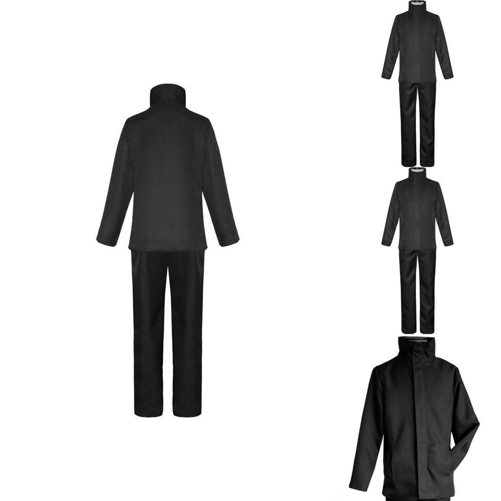 Costume Cosplay di Alta Qualità di Jujutsu Kaisen Gojo Satoru Con Parrucca Elegante Per Uomo