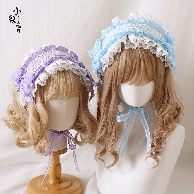 Multi-color Original Mood Limited Lolita Bow Lace Headband Kc Gorgeous Headband Hair Accessories