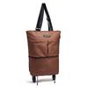 Foldable One-Way Wheel Shopping Tote – Portable, Large Capacity for Travel and Groceries