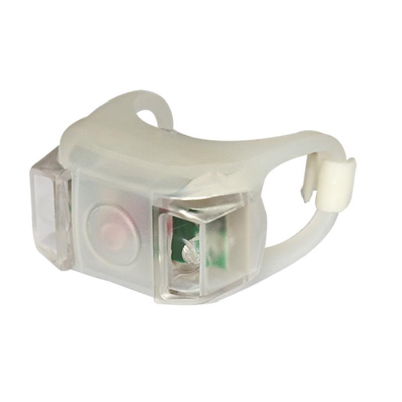 Fahrrad-LED-Licht der 6. Generation Silikon-Doppelaugenlicht Fahrradsicherheitswarnung dekoratives Licht