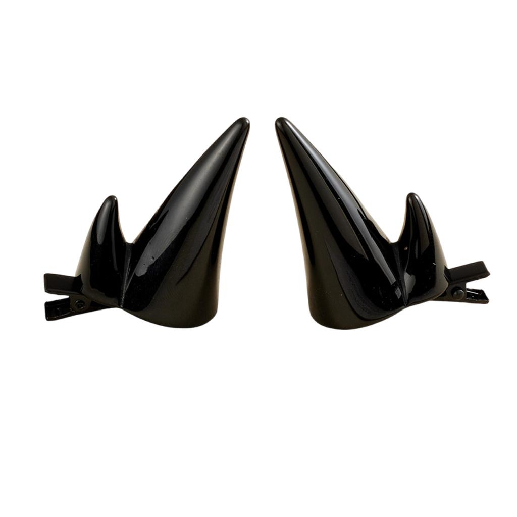 Gothic Teufelshorn Haarspange für Kostümpartys Plastik Haaraccessoires Cartoon Haarnadel für Kinder Erwachsene Mädchen und Jungen