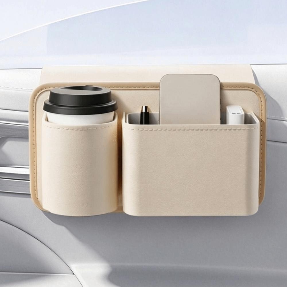 Multifunctional Car Window Cup Holder Waterproof Vehicle Side Door Organizer Car Window
