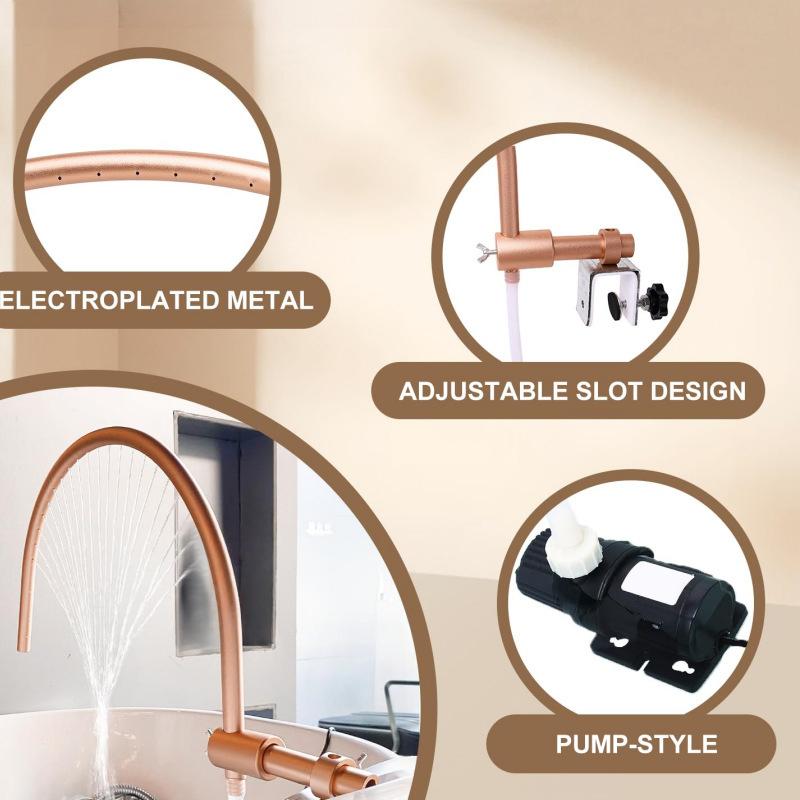 180 Degree Arc Design Head Spa Waterfall Frame Beauty Salon Spa Water Circulation Device For Shampoo Washbasin Chair Accessories