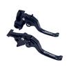 Motokano Levers for and Adjustable Short Brake Levers 2-finger Brake/clutch ZX25R, ZX4R, ZX4RR, Z900, 6-position (black)
