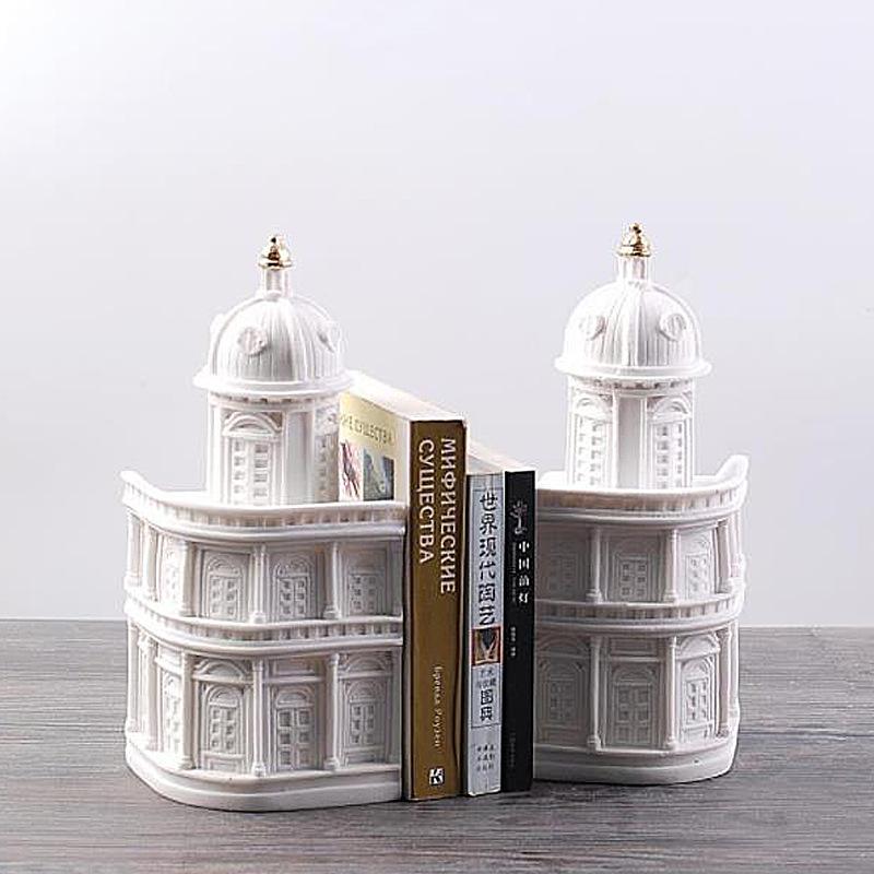 Nordic Home Decoration Ornaments White House Castle Building Architectural Shape Piggy Bank Crafts Student Gifts