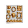 Cake Decorating Tool Crown Frame Jewelry Relief Bee Key Fondant Sugar Mold