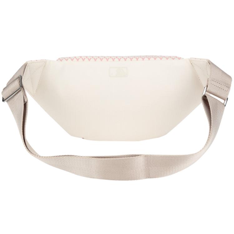 New MLB Monogram Collection Nylon Fabric Fanny Pack Regular Unisex Pink 32BGC9941-07P