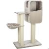 Cat Tree - TRIXIE - Marina - Beige - Comfort and Robustness - Cozy Shelter with 2 Entrances