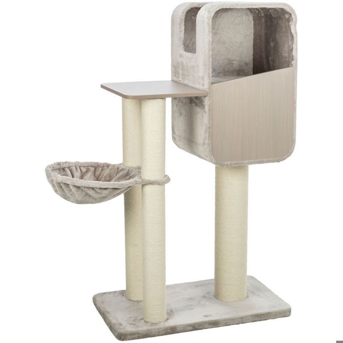 Cat Tree - TRIXIE - Marina - Beige - Comfort and Robustness - Cozy Shelter with 2 Entrances