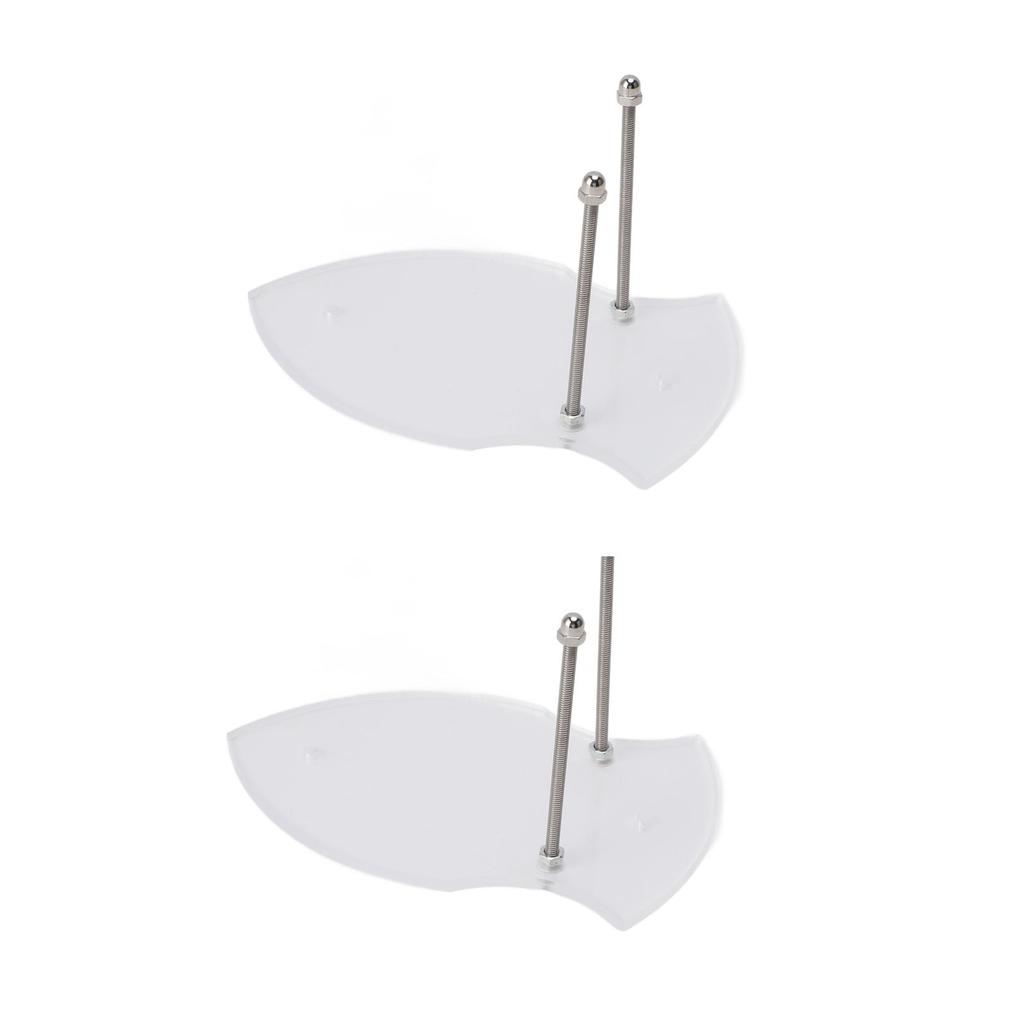 2PCS Sword Holder Rack Hangers Wall Mounted Axe Holder Stand Acrylic Wall Mount for Sword Axe