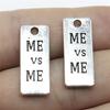 10pcs I Can I Will Strong Is Beautiful Weakness Is A Choice You V-s You Charms For Jewelry Making