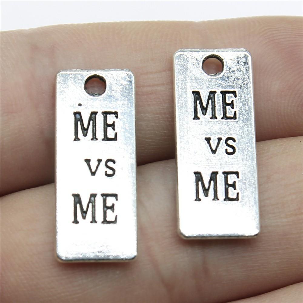 10pcs I Can I Will Strong Is Beautiful Weakness Is A Choice You V-s You Charms For Jewelry Making