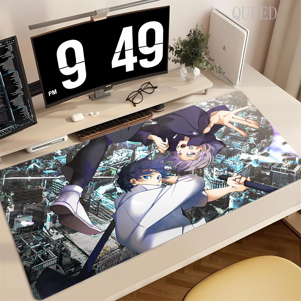 Tappetino per Mouse Grande 90x40CM Nero Anime Jujutsu Kaisen Ryomen Sukuna Tappetini Mouse XXL Accessori Gaming per PC Computer Tappetino da Scrivania Antiscivolo
