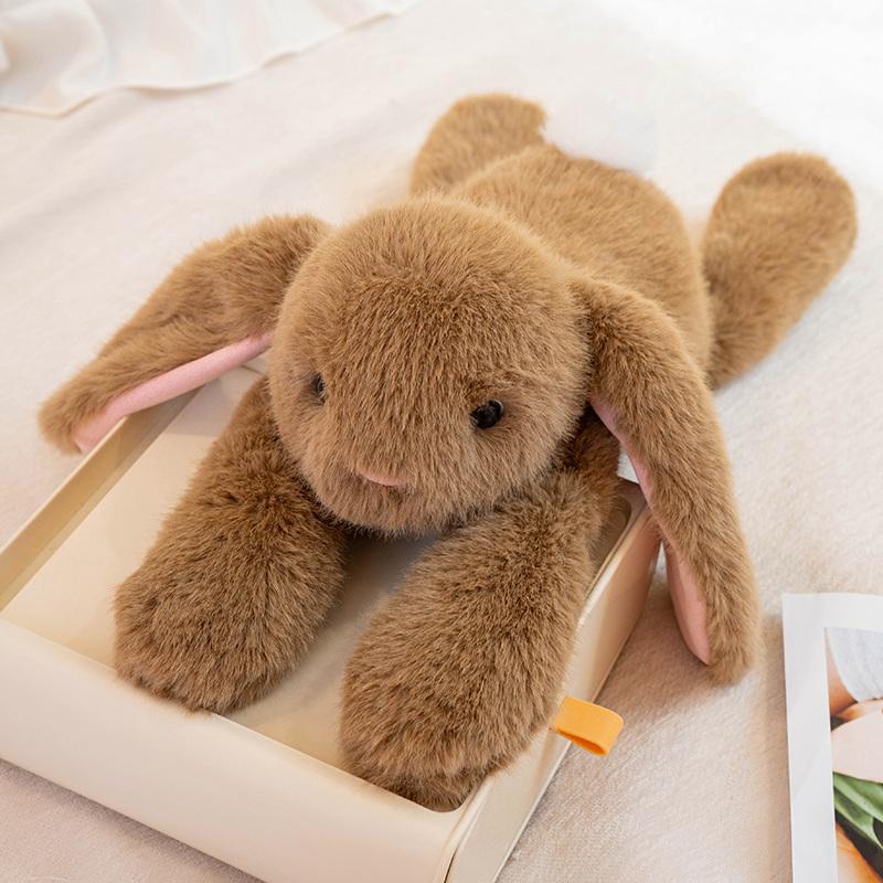45cm Very Soft Rabbit Plushies Cuddly Stuffed Bunny Rabbit Plush Toy Throw Doll Birthday Gifts Girl Child