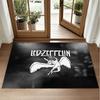 Led Zeppelin Design Crystal Velvet Rug Soft Decorative Mat for Bedroom Entrance