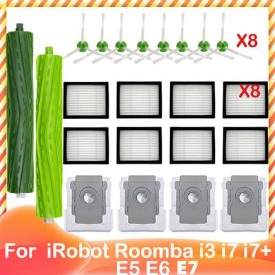 Pro iRobot Roomba i3 i7 i7+ E5 E6 E7 Robotický vysavač Hlavní boční kartáč Válec Hepa filtr Sáček na prach Hadřík Díl Pro náhradní díl čističe