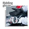Motorcycle Racing Gloves Men Women Genuine Leather Carbon Fiber Impact Protection Anti-Slip Touchscreen Cycling Protective