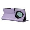 Wallet Case for Honor Magic8 Lite 5G/X70 5G/X9d 5G Rhombus Stitching Stand Leather Phone Cover with Long/Short Strap
