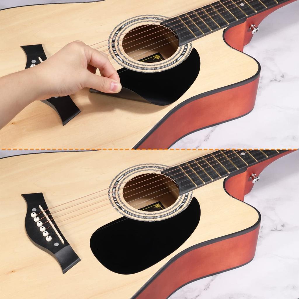Miwayer Acoustic Guitar Pickguard Scratch Plate Self Adhesive Sticker/Water Drop Shape/for Right Handed Acoustic Guitur Parts