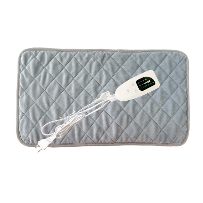 Energy Efficient Electric Heat Pad Safe Thermostat Control Plush Machine Washable Cover MultiUse Indoor Heating Mat