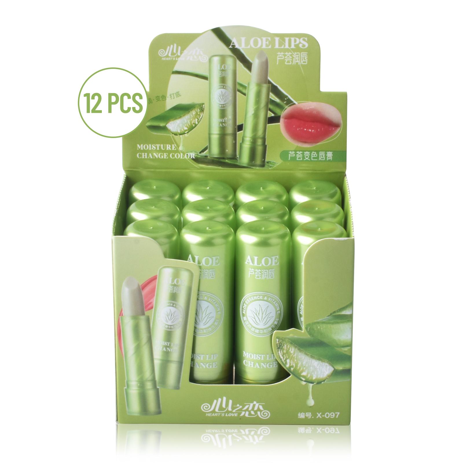 

Алоэ Вера бальзам для губ Color Change Стойкая увлажняющая помада