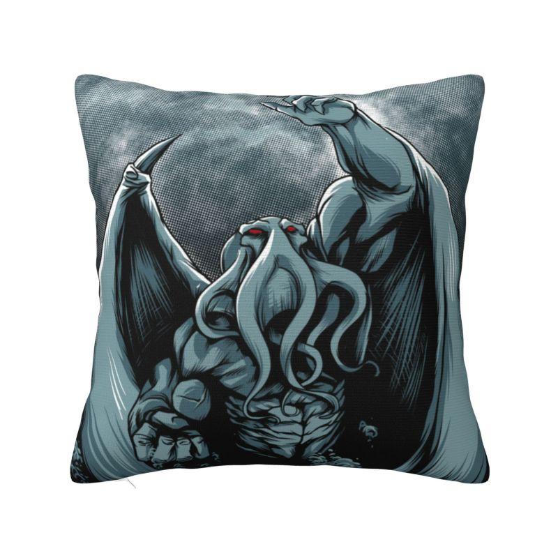 Custom Cthulhu Nordic Cool HP Lovecraft Cushion Cover Polyester The Old God of Rlyeh Pillow Case Home Decor